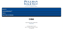 Tablet Screenshot of bankpullman.com